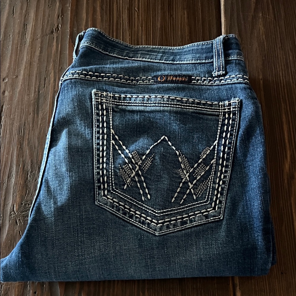 Wrangler Women's Dark Blue Boot Cut Jeans